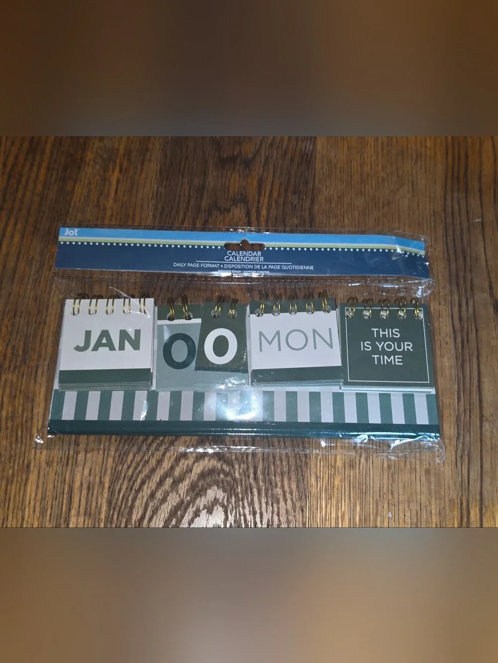 Jot Perpetual Flip Calendar NWT